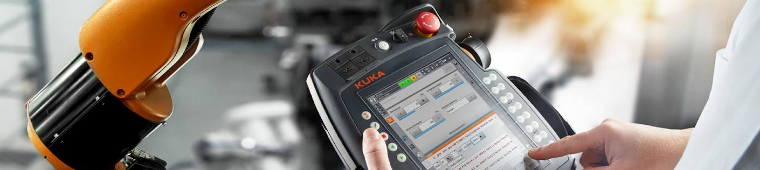 Robot systems by KUKA and IAG header